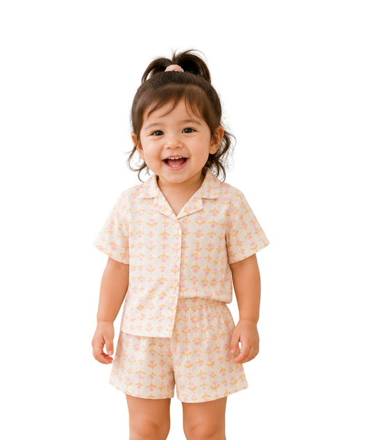 KIABI Baby Girls Floral Set 2 Pcs