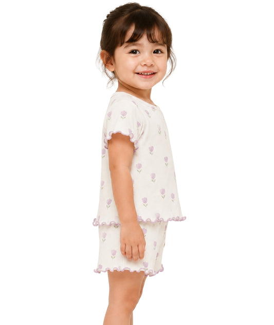 KIABI Baby Girls Floral Set 2 Pc