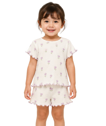 KIABI Baby Girls Floral Set 2 Pc