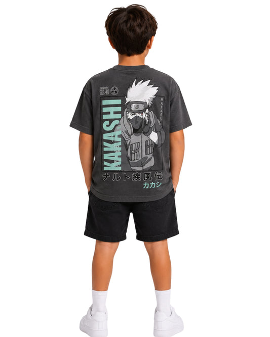 KIABI Boys  Kakashi Hatake Back Graphic T-Shirt
