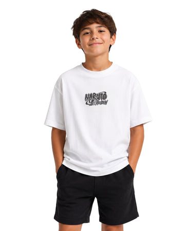 KIABI Boys Anime Character Back Graphic T-Shirt
