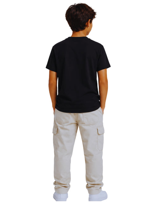 KIABI Boys Tropical And Tribal Inspired Artwork T-Shirt
