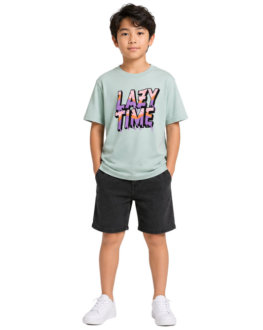 KIABI Boys Lazy Time Layered T-Shirt