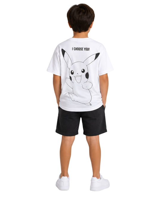 KIABI Boys  Pikachu Character T-Shirt