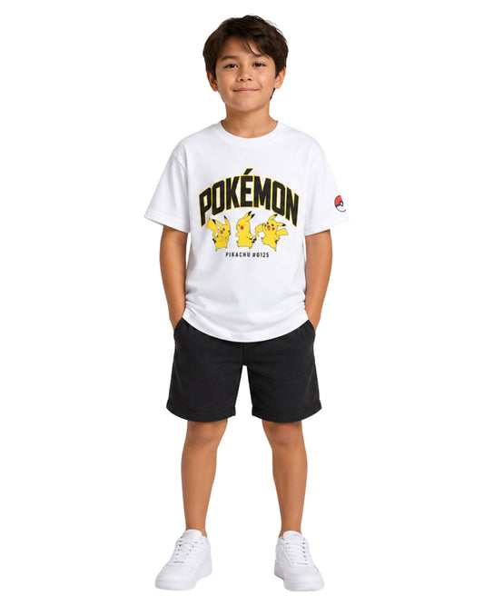 KIABI Boys  Pikachu Character T-Shirt