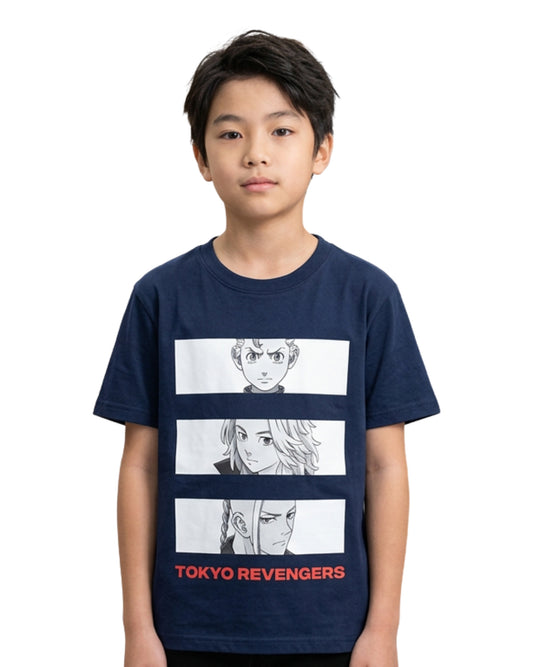KIABI Boys Three-Panel Anime Character T-Shirt