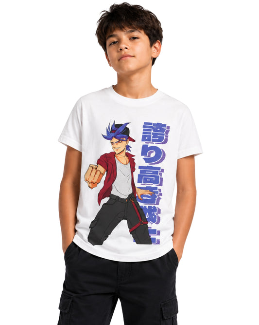 KIABI Boys Anime Character Casual T-Shirt