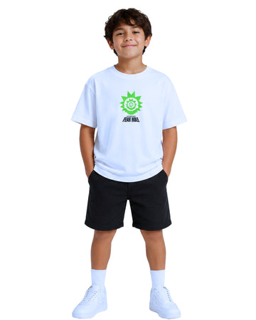 KIABI Boys Rick Sanchez Back Graphic T-Shirt