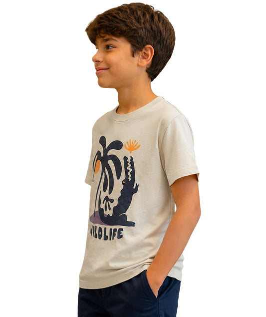 KIABI Kids Boys Wild Life T-Shirt