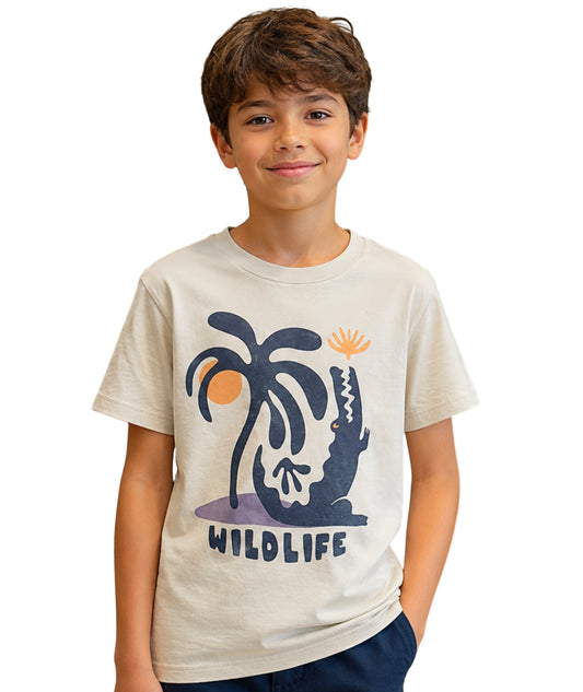 KIABI Kids Boys Wild Life T-Shirt
