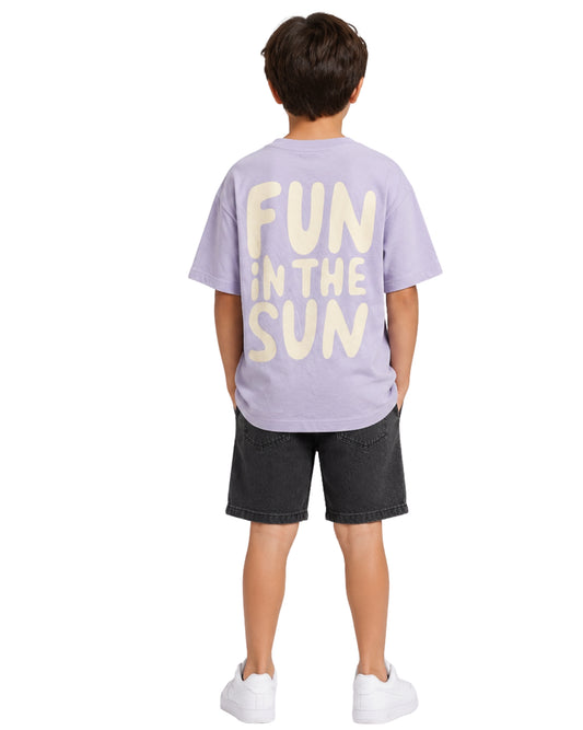 KIABI Boys Fun In The Sun Pattern T-Shirt