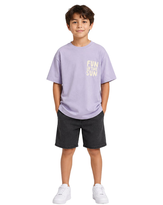 KIABI Boys Fun In The Sun Pattern T-Shirt