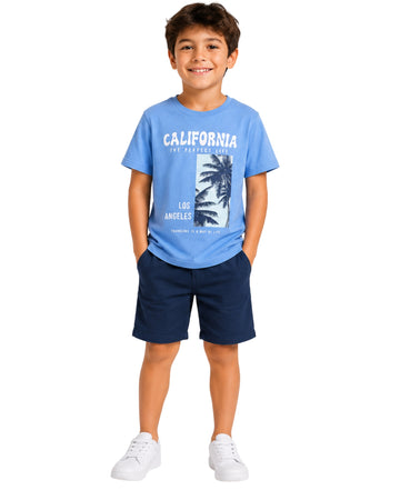 KIABI Boys California Graphic T-Shirt