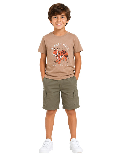 KIABI Boys Tiger T-Shirt