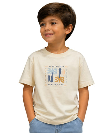 KIABI Kids Boys Palm Graphic T-Shirt