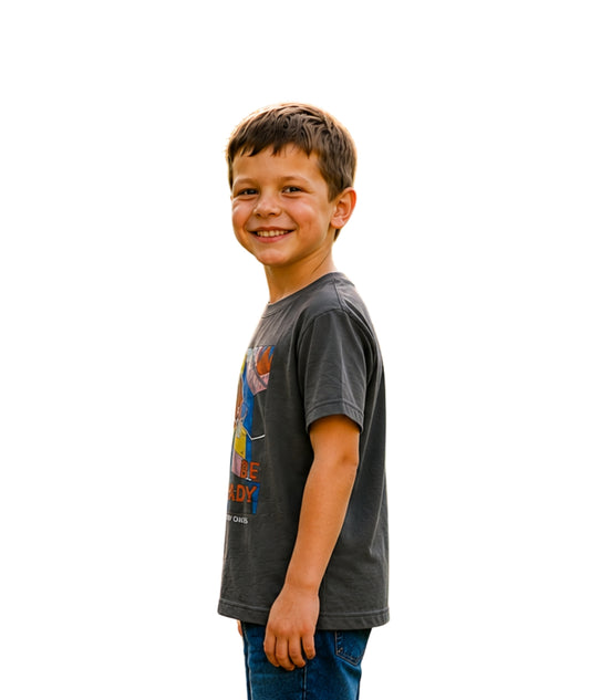 KIABI Kids Boys Graphic Basketball T-Shirt