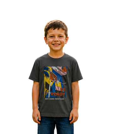 KIABI Kids Boys Graphic Basketball T-Shirt