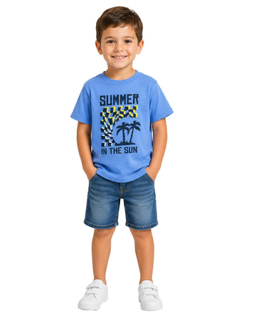 KIABI Boys Summer Vibes In The Sun T-Shirt