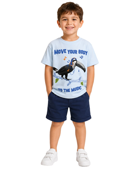 KIABI Boys Toucan Bird T-Shirt