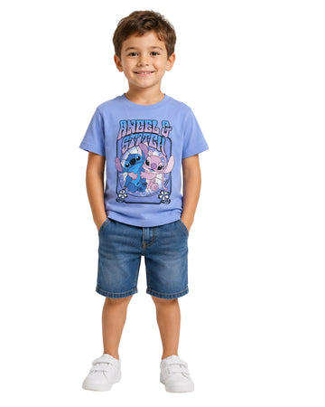 DISNEY Boys Angel & Stitch T-Shirt