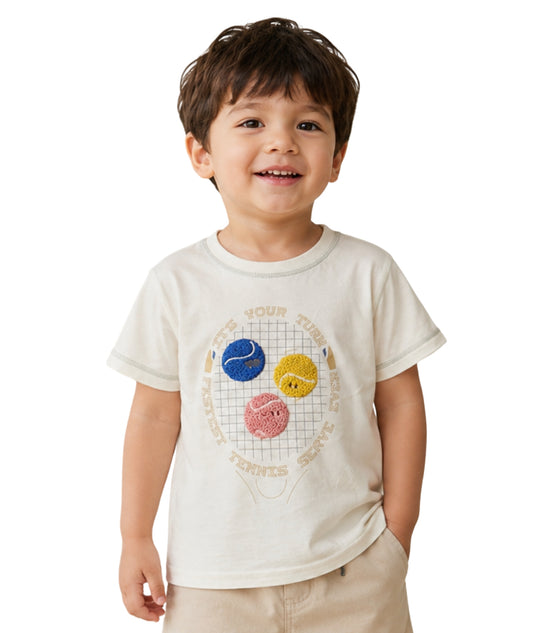 KIABI Baby Boys Balls Designed T-Shirt