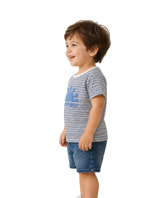KIABI Baby Boys Stripped T-Shirt