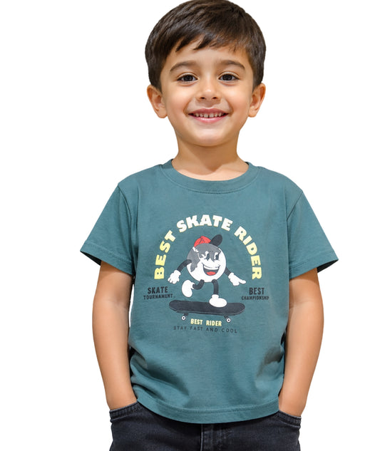 KIABI Kids Boys Skate Rider T-Shirt