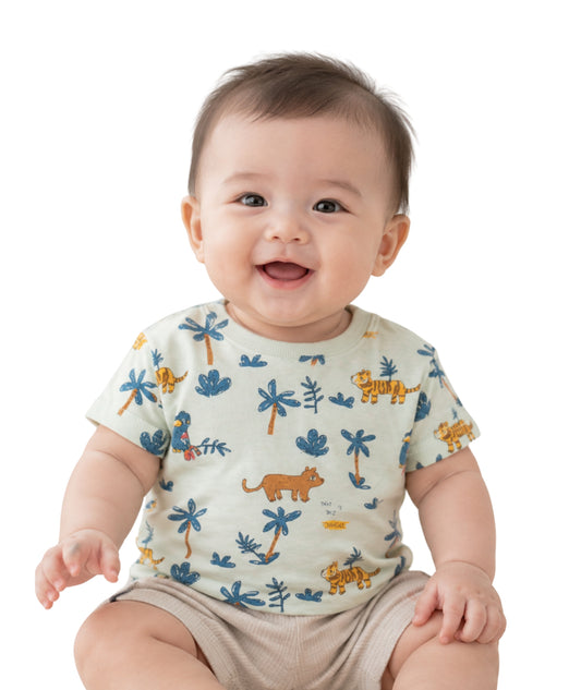 KIANI Baby Boys Animals Prints T-Shirt