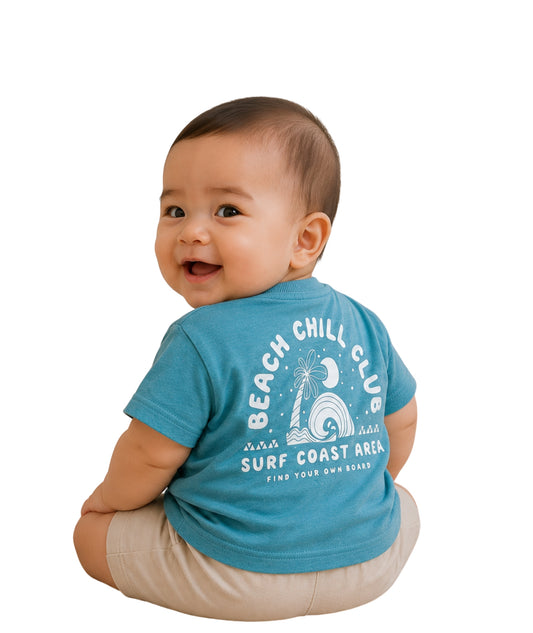 KIABI Baby Boys Graphic Beach Club T-Shirt