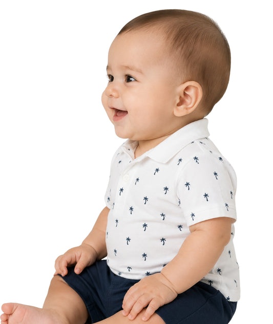 KIABI Baby Boys Polo Neck T-Shirt