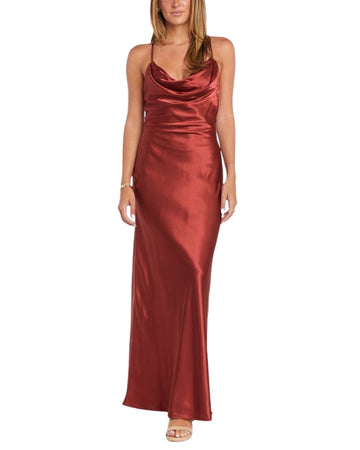MORGAN & CO Women Silky Stain Dress