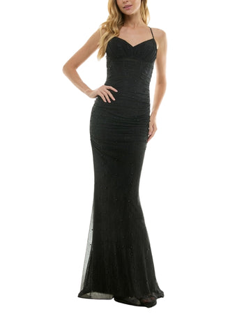 CITY STUDIO Women Embellished Ruched  Dress