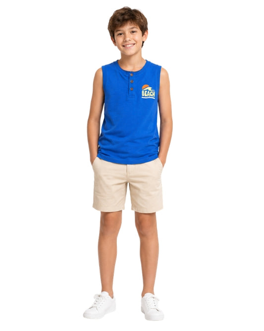 KIABI Boys Beach Graphic T-Shirt