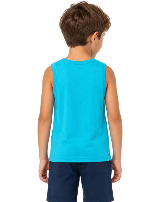 KIABI Boys Palm Tree At Chest T-Shirt