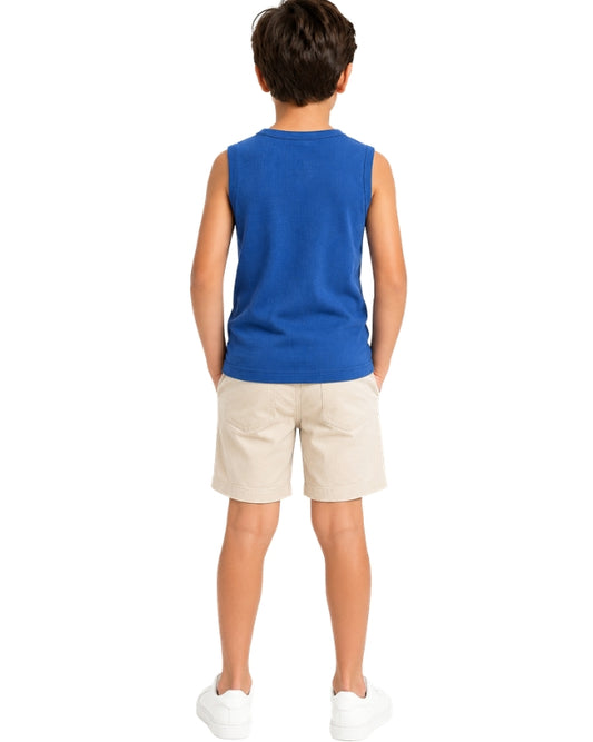 KIABI Boys Sun Chest Detail T-Shirt