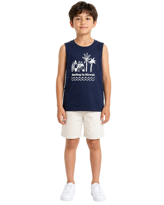 KIABI Boys Surfing in Hawaii T-Shirt