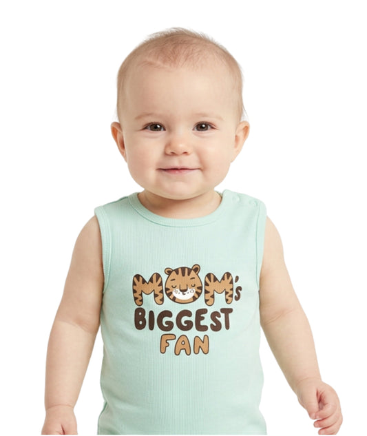 KIABI Baby Boy Mom's Biggest Fan T-Shirt