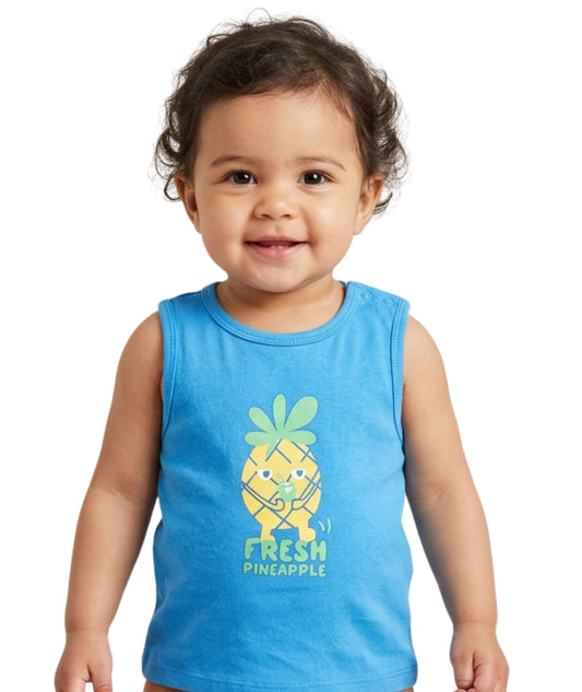 KIABI Baby Boys Pineapple Graphic T-Shirt