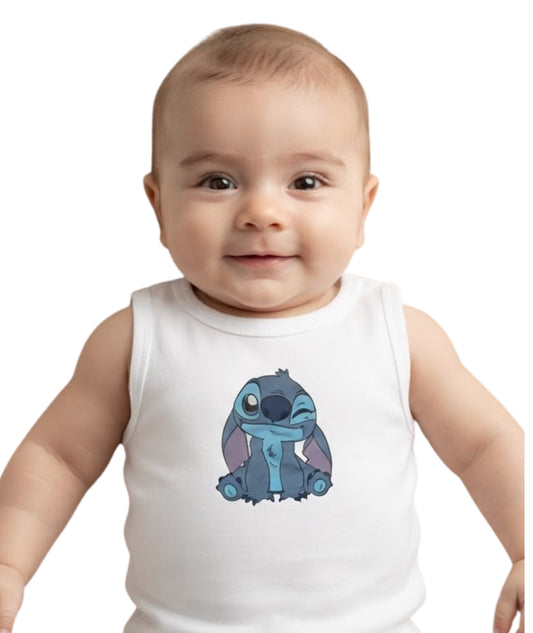 KIABI Baby Boys Stitch Sleeveless T-Shirt