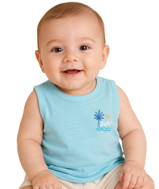 KIABI Baby Boys Small Design On Chest T-Shirt