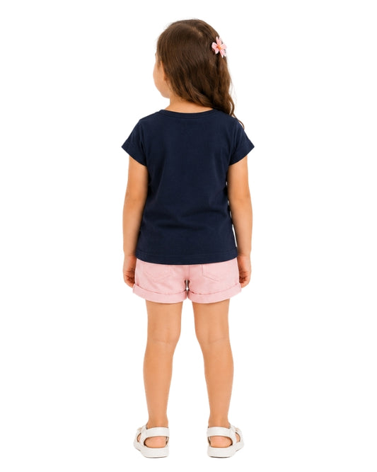 KIABI Girls Cute Flamingo T-Shirt