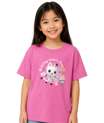 KIABI Kids Girls Kitty T-Shirt