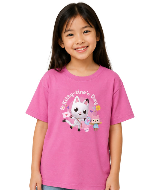 KIABI Kids Girls Kitty T-Shirt