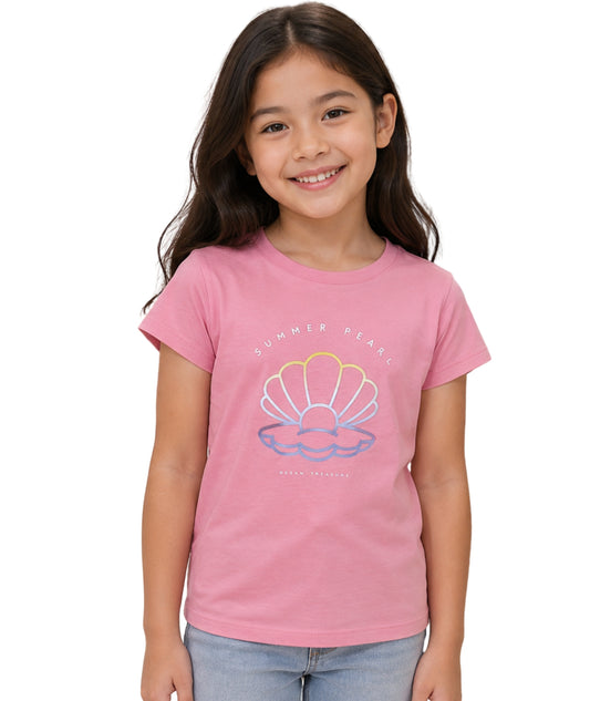 KIABI Kids Girls Summer Pearl T-Shirt