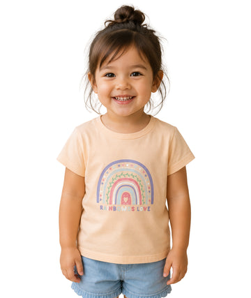 KIABI Baby Girls Rainbow T-Shirt