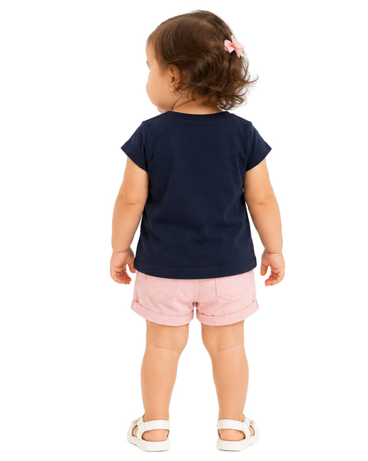 KIABI Baby Girls Cute Flamingo Graphic  T-Shirt