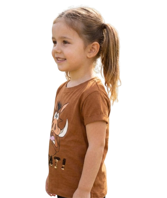 KIABI Kids Girls Cartoon Graphic T-Shirt