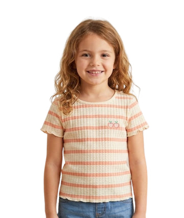 KIABI Kids Girls Stripped T-Shirt