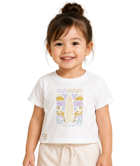 KIABI Baby Girls Sunshines T-Shirt