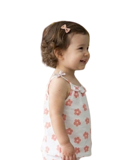 KIABI Baby Girls Red Flowers Designed T-Shirt